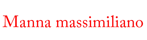 Manna massimiliano logo