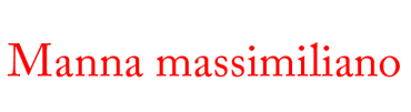 Manna massimiliano logo