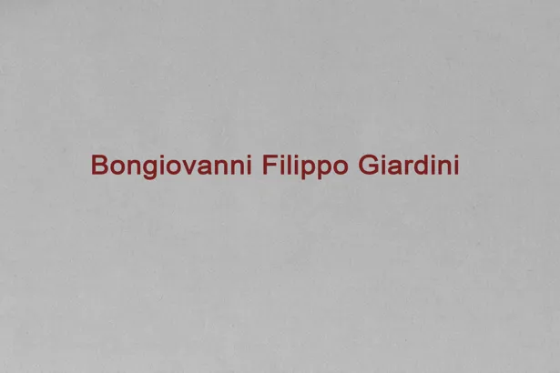 Bongiovanni Filippo Giardini